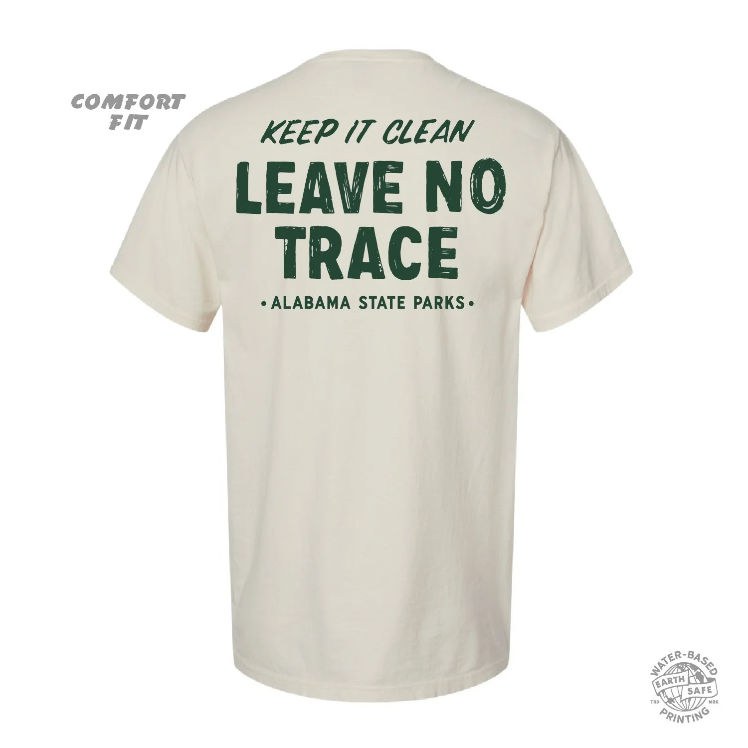 Leave No Trace Unisex T-Shirt - Parchment White — Yellowhammer